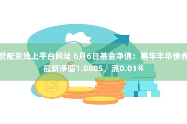 爱配资线上平台网址 6月6日基金净值：鹏华丰华债券最新净值1.0805，涨0.01%