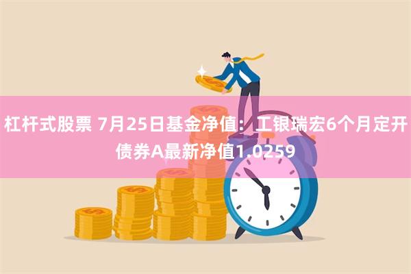 杠杆式股票 7月25日基金净值：工银瑞宏6个月定开债券A最新净值1.0259