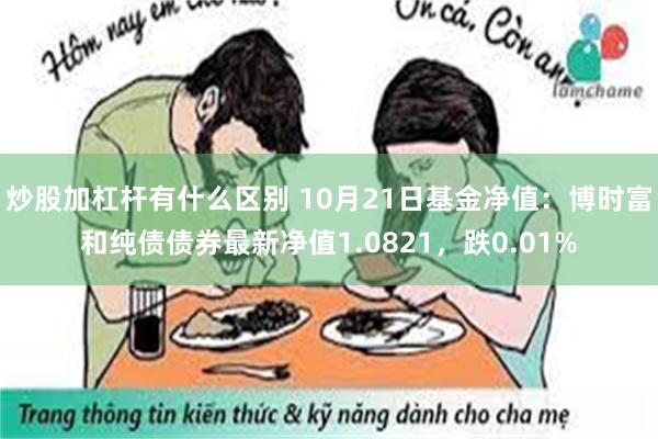 炒股加杠杆有什么区别 10月21日基金净值：博时富和纯债债券最新净值1.0821，跌0.01%