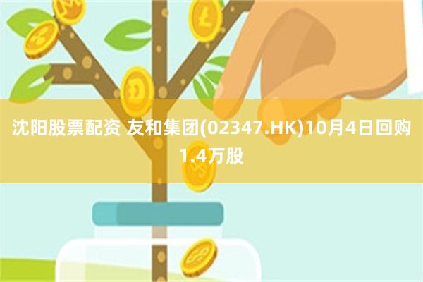 沈阳股票配资 友和集团(02347.HK)10月4日回购1.4万股