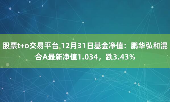 股票t+o交易平台 12月31日基金净值：鹏华弘和混合A最新净值1.034，跌3.43%